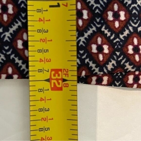 LOFT Burgundy Black White Print Office Date Night Shift Dress NWOT Size XXS - Picture 12 of 12